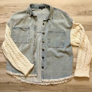 Blu Pepper Light Blue Denim Jacket